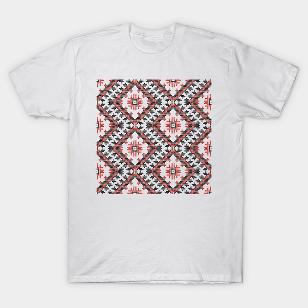 Ukranian Ornament T-Shirt by Olga Berlet